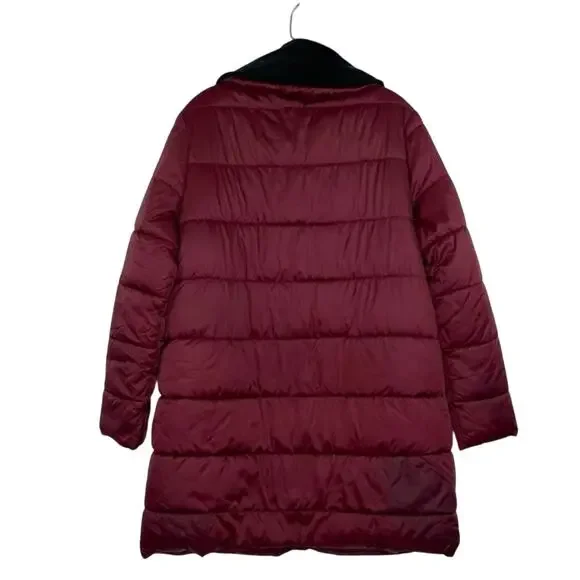 Barbour Darcy Quilt Women's Puff Coat Maroon US size 12